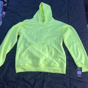 neon yellow hoodie